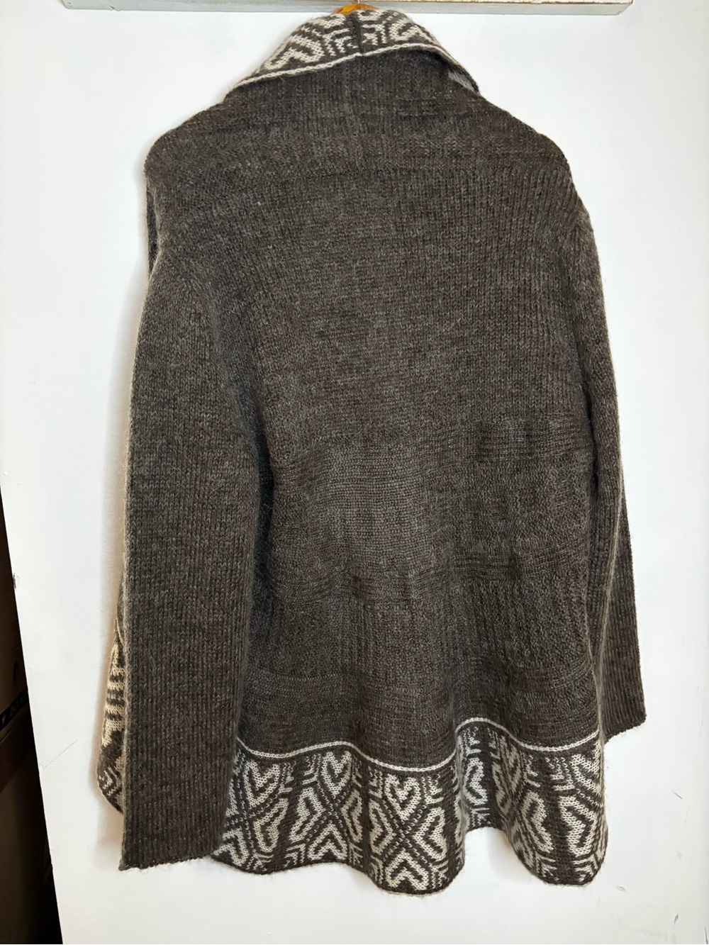 Skovhuus Denmark Cozy Shawl Collar Mohair & Wool Cardigan Sweater - Picture 5 of 7